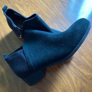 Womens black booties